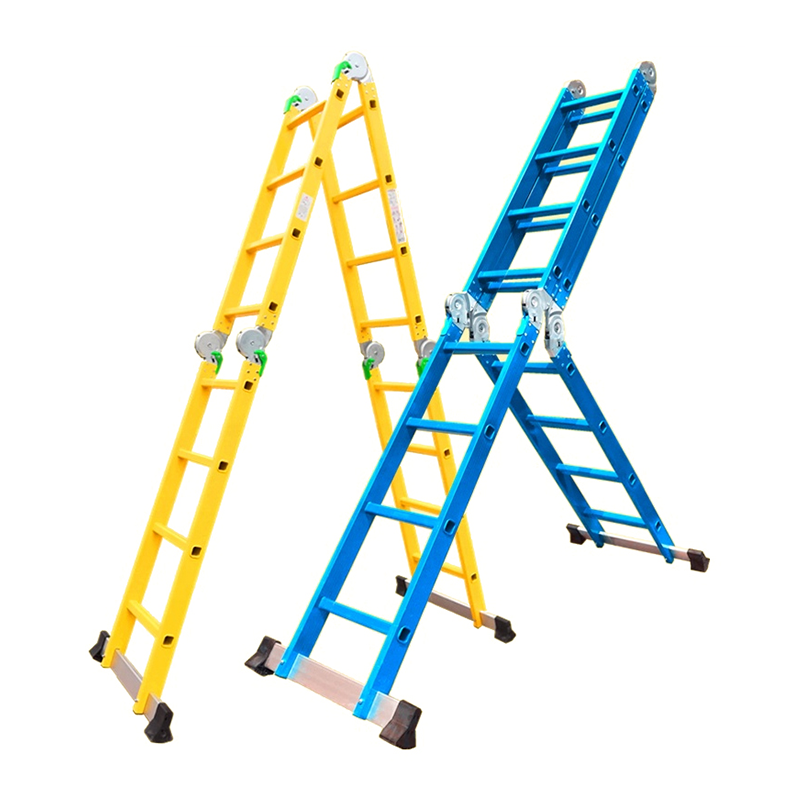 Aluminum Foldable Multi-Position Hinged Step Ladder