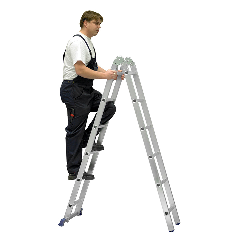 DX-0250-0280 Hobby A Frame Aluminum Folding Ladders with Hinged