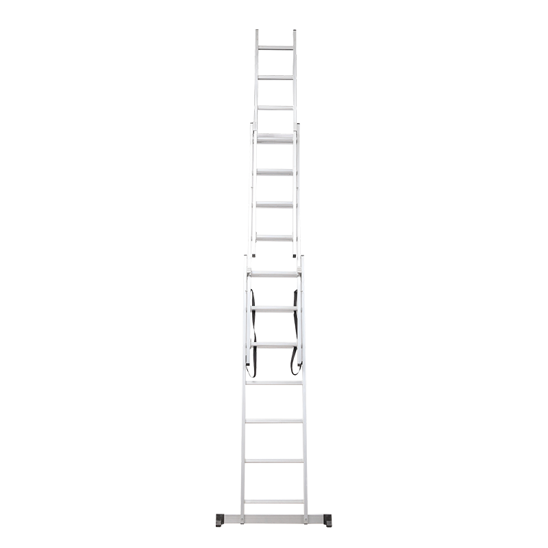 DX-E307 3 Parts Economic Lightweight Aluminum Extension Ladder