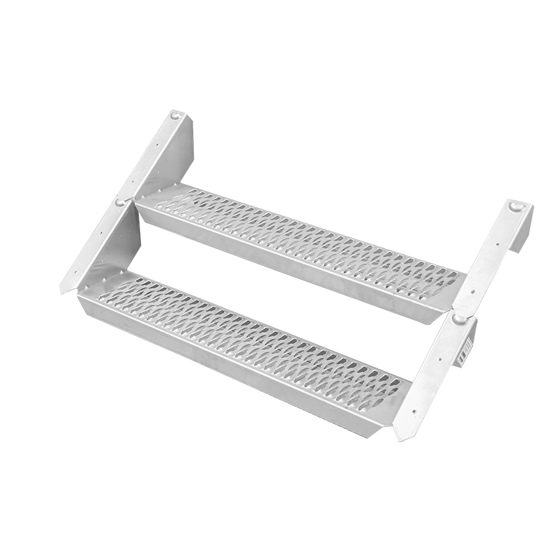 DX-140800 DIY Aluminum Camper Frame Steps Mill Finish Stairs