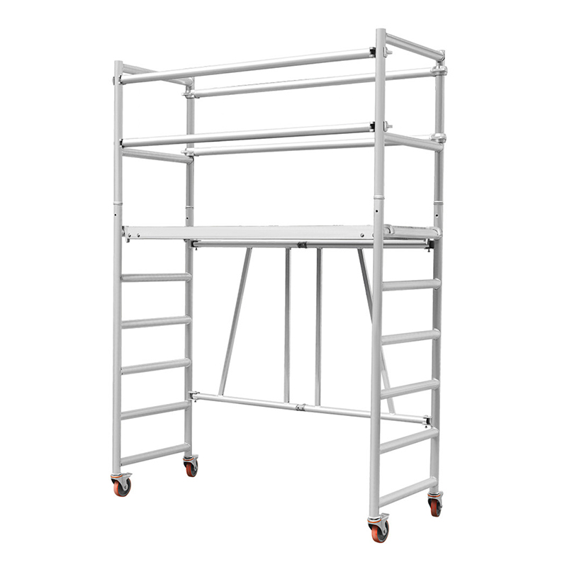 DX-2002 Narrow Aluminum Mobile Platform Scaffold Tower B74xL180xH180cm