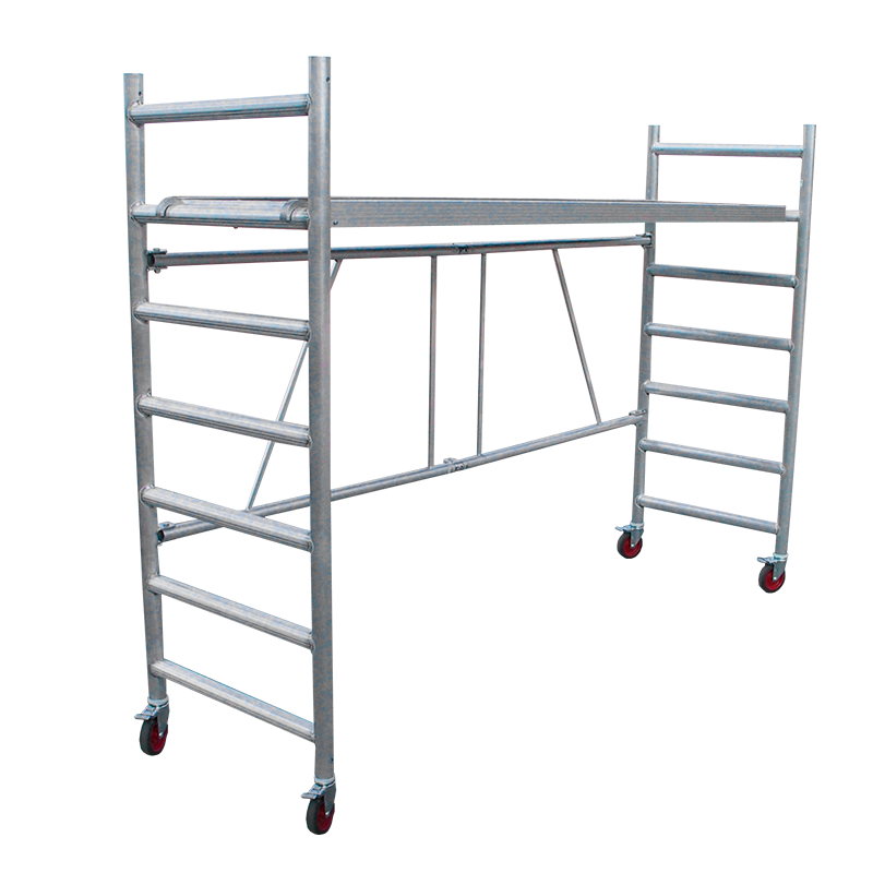 DX-2004 Narrow Aluminium Multi Purpose Foldable Mini Scaffolding Mobile Platform