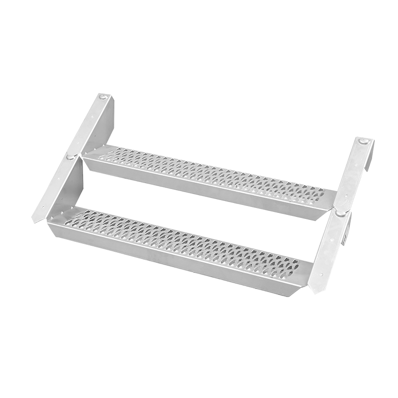 DX-140800 DIY Aluminum Camper Frame Steps Mill Finish Stairs