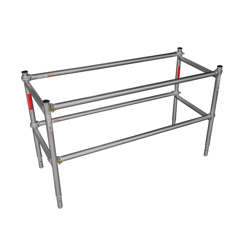 Mini Folding Aluminum Mobile Scaffold with Handrail Caster Wheels